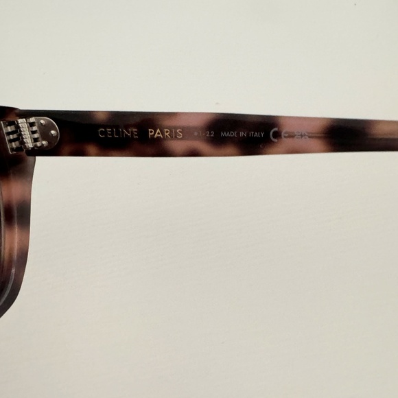 Celine Tortoiseshell Shield Sunglasses - Picture 3 of 10
